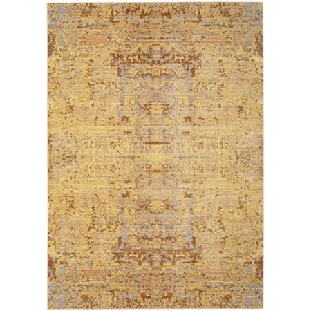 Safavieh Mystique Power Loomed Rectangle Rug- Gold - Multi- 8 x 10 ft. MYS971C-8